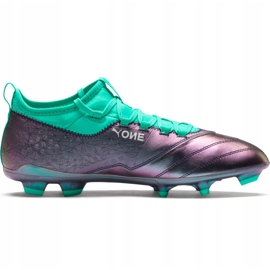 Chaussures de football Puma One 3 Il Lth Fg Color Shift-Bi 104928 01 multicolore multicolore 2