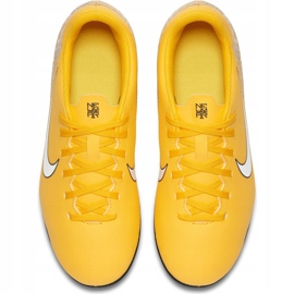 Nike Mercurial Vapor 12 Club Neymar Gs Mg Jr AO9472 710 chaussures de football multicolore jaune 1