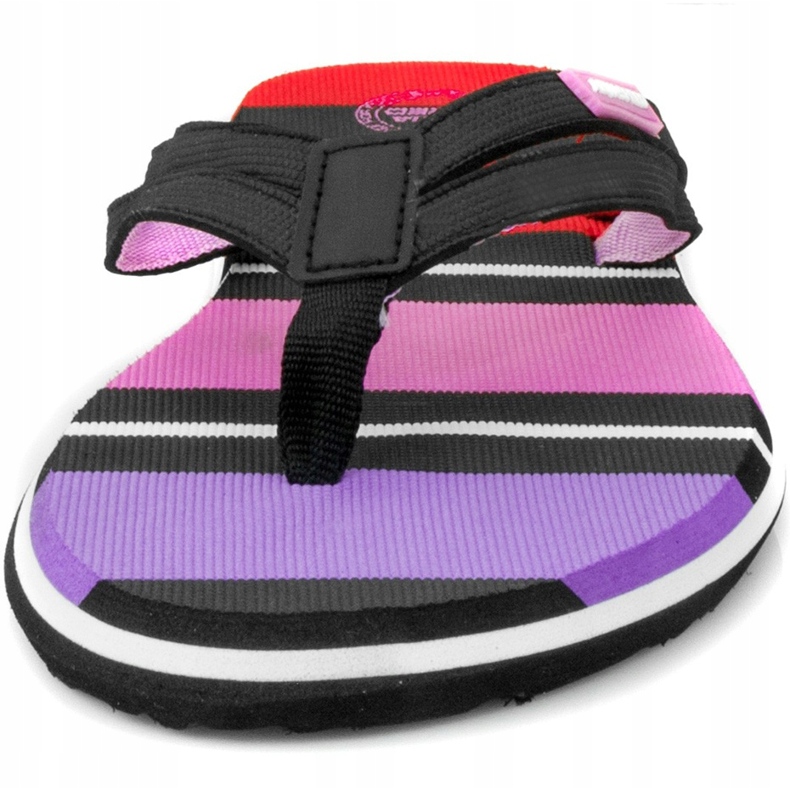 Chaussons de piscine femme Aqua-speed Marina 07 noir rouge rose 1