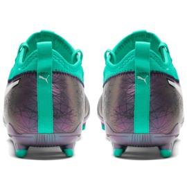 Chaussures de football Puma One 3 Il Lth Fg Color Shift-Bi 104928 01 multicolore multicolore 4