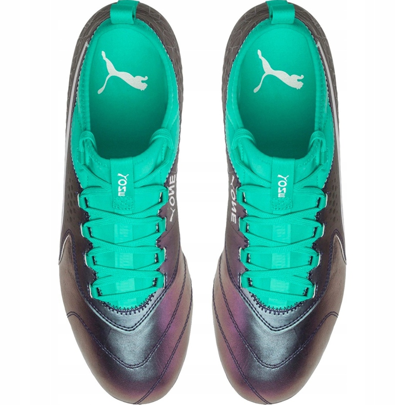 Chaussures de football Puma One 3 Il Lth Fg Color Shift-Bi 104928 01 multicolore multicolore 1