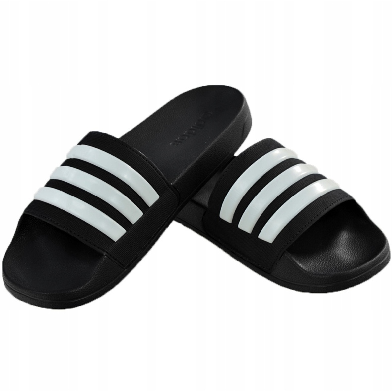 Chaussons Adidas Adilette Shower noir AQ1701 blanc 1
