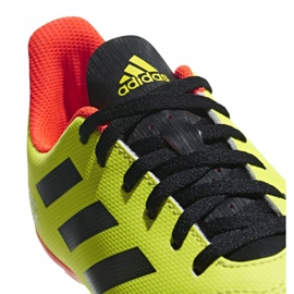 Chaussures de foot Adidas Predator 18.4 FxG Jr DB2321 multicolore vert 4