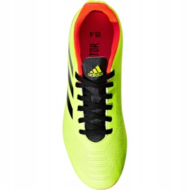 Chaussures de foot Adidas Predator 18.4 FxG Jr DB2321 multicolore vert 2