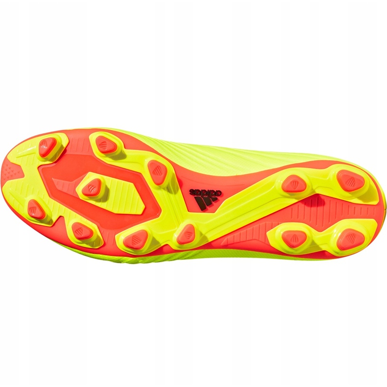 Chaussures de foot Adidas Predator 18.4 FxG DB2005 multicolore jaune 1