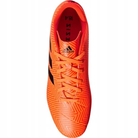 Chaussures de football Adidas Nemeziz 18.4 FxG DA9594 multicolore orange 1