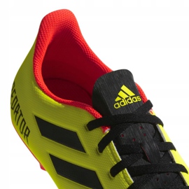 Chaussures de foot Adidas Predator 18.4 FxG DB2005 multicolore jaune 3