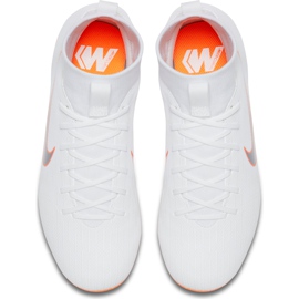 Nike Mercurial Superfly 6 Academy Mg Jr AH7337 107 chaussures de football multicolore blanche 1