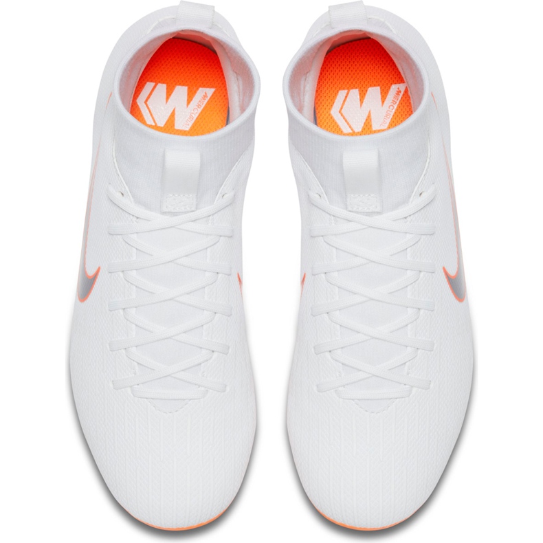 Nike Mercurial Superfly 6 Academy Mg Jr AH7337 107 chaussures de football multicolore blanche 1