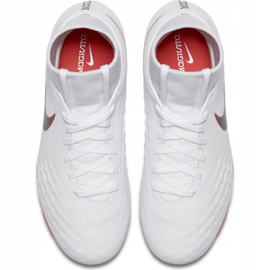 Nike Magista Obra 2 Academy Df Fg Jr AH7313 107 chaussures de football multicolore blanche 1