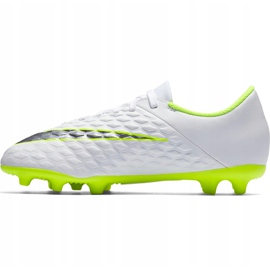 Nike Hypervenom 3 Club Fg Jr AJ4146 107 chaussures de football blanc blanc 1