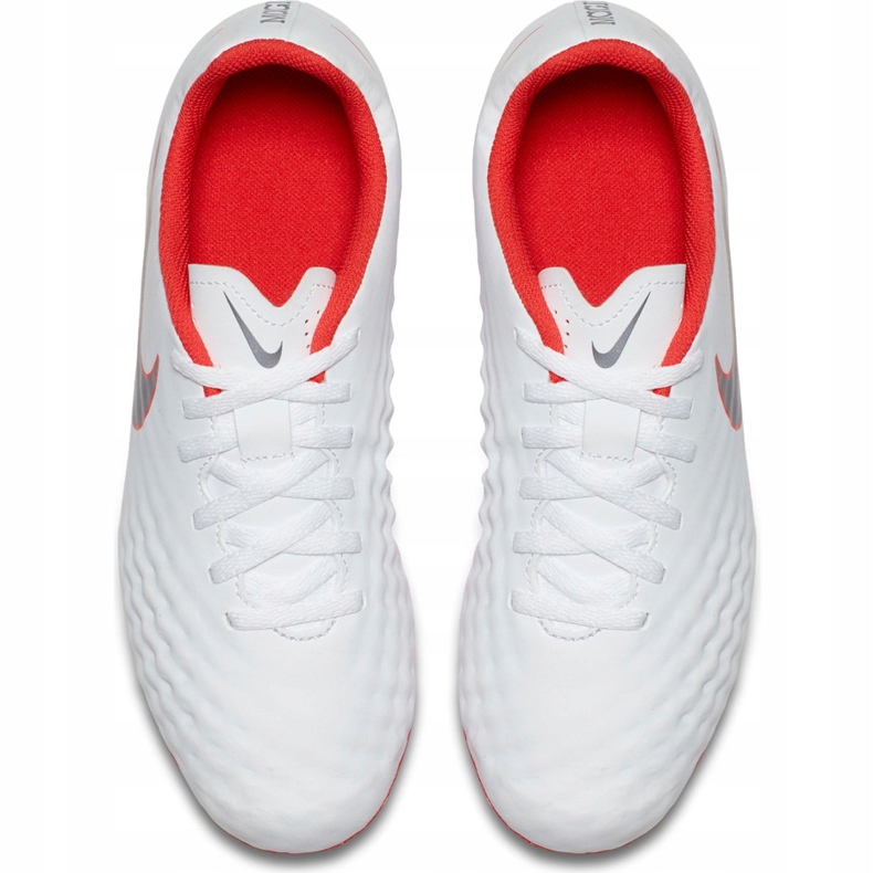 Nike Magista Obra 2 Club Fg Jr AH7314 107 chaussures de football blanche blanche 1