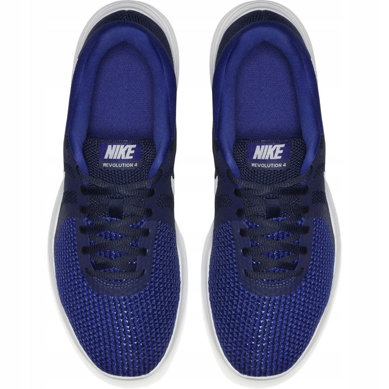 Nike Revolution 4 Eu bleu chaussures de course pour hommes AJ3490 414 bleu marine 1