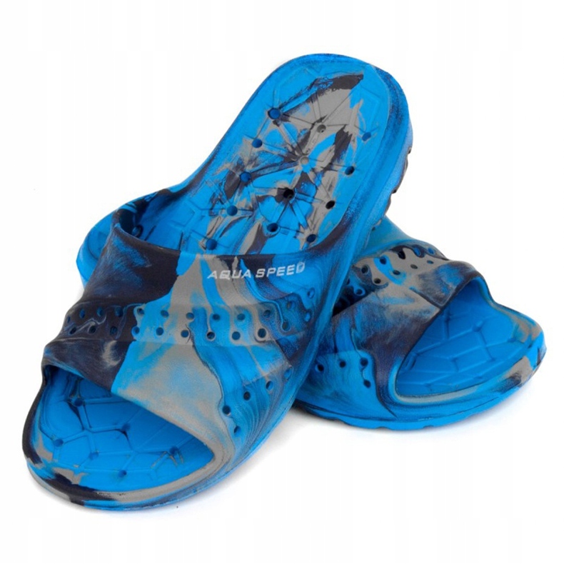 Chaussons pour enfants Aqua-Speed ​​Patmos 01 bleu 1