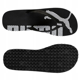Chaussons Puma Epic Flip V2 pour hommes noir et blanc 360248 03 blanche le noir 1