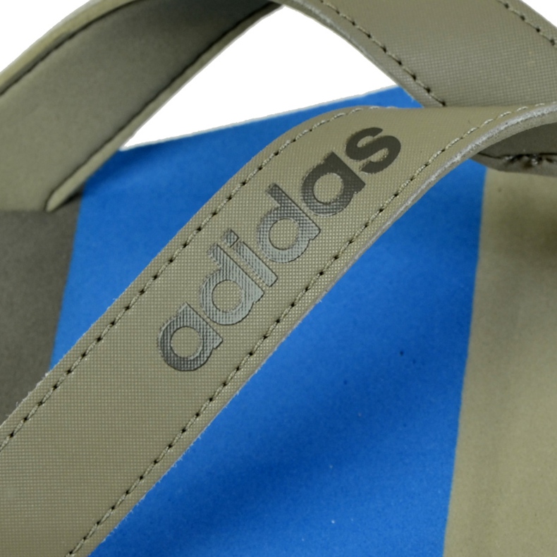Chaussons Adidas Eezay Striped BA8809 bleu gris 2 Chaussons Adidas Eezay Striped BA8809 bleu gris 2