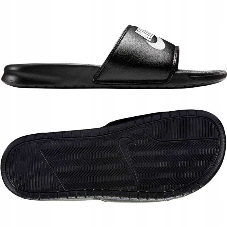 Claquettes Nike Benassi Jdi 343880 090 pour Homme noir 1