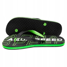 Chaussons pour hommes Aqua-Speed ​​​​Rhodes noir et vert col 38 le noir 2