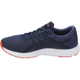 Chaussures de course pour hommes Asics Fuzex Lyte 2 T719N 5050 bleu marine 1