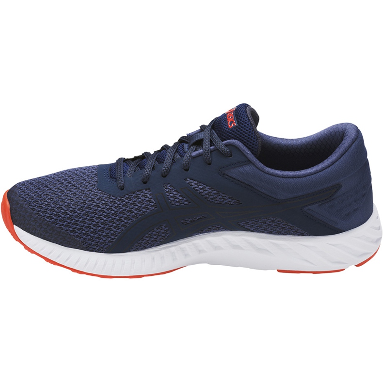 Chaussures de course pour hommes Asics Fuzex Lyte 2 T719N 5050 bleu marin 1