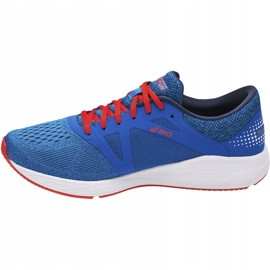 Asics Roadhawk Ff T7D2N 4206 chaussures de course pour hommes bleu 1