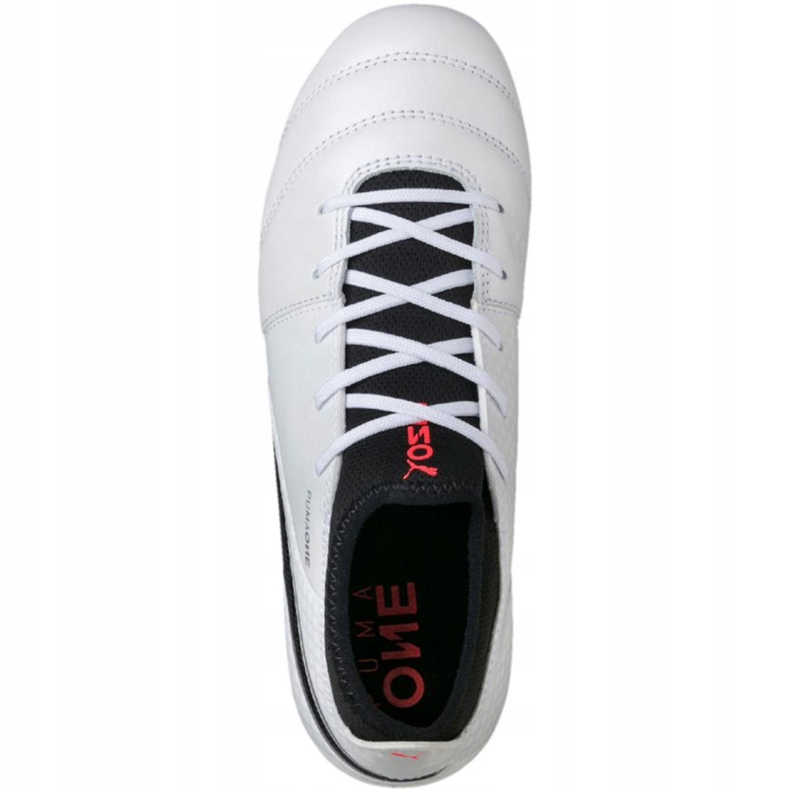 Chaussures de football Puma One 17.3 Fg Jr 104442 01 blanc 1