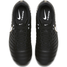 Nike Tiempo Ligera Iv Fg Jr 897725 002 chaussures de football noir noir 1
