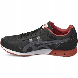 Asics Curreo HN537-9095 chaussures pour hommes noir rouge 1