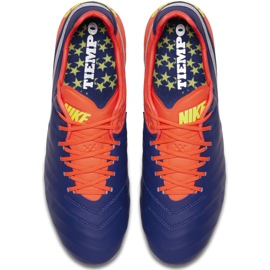 Nike Tiempo Legend Vi Fg 819177 409 chaussures de football bleu marine 1