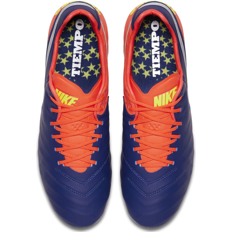 Nike Tiempo Legend Vi Fg 819177 409 chaussures de football bleu marine 1