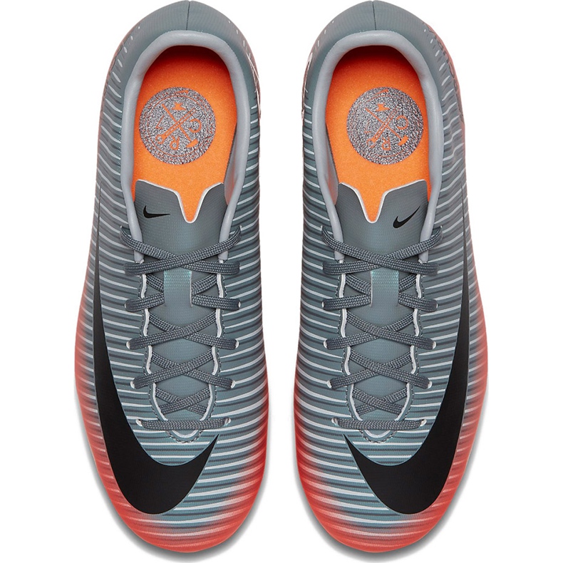 Nike Mercurial Victory 6 CR7 Ag Pro Jr 878643 001 chaussures de football gris 1