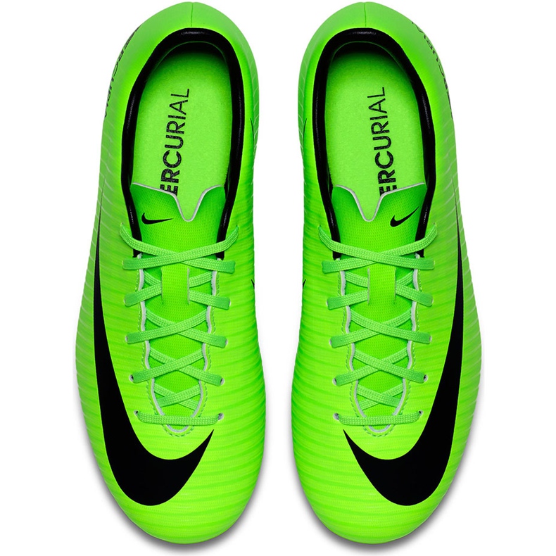 Nike Mercurial Victory Vi Fg Jr 831945 303 chaussures de football vert vert 1
