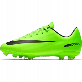 Nike Mercurial Victory Vi Fg Jr 831945 303 chaussures de football vert vert 2