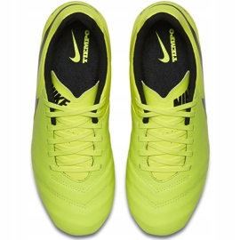 Nike Tiempo Legend Vi Fg Jr 819186 707 chaussures de football jaune 1
