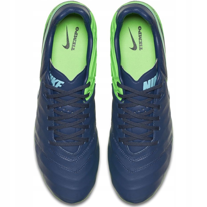 Nike Tiempo Legacy Ii Fg 819218 443 chaussures de football bleu marine 1