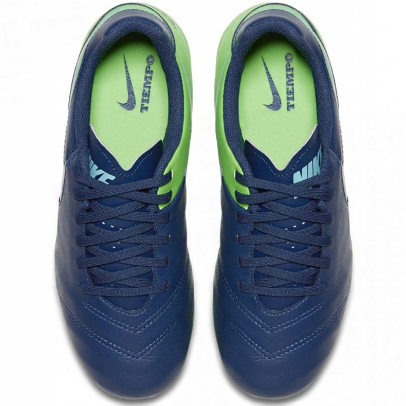 Nike Tiempo Legend Vi Fg Jr 819186 443 chaussures de football bleu marin 1 Nike Tiempo Legend Vi Fg Jr 819186 443 chaussures de football bleu marin 1