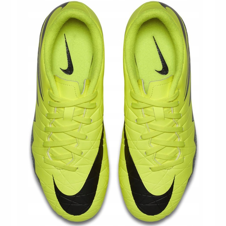 Nike Hypervenom Phelon Ii Fg Jr 744943 703 chaussures de football jaune 1