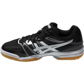 Asics Gel Rocket 7 B405N 9001 chaussures de volley-ball pour hommes le noir le noir 1