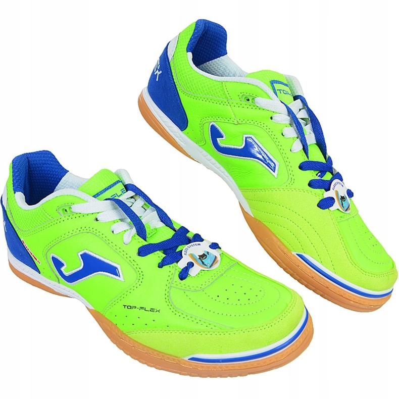 Chaussures de foot Joma Top Flex 515 Sala multicolore vert 1