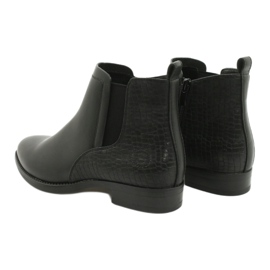 Bottines Chelsea Bottines noires Sergio Leone BT558 3