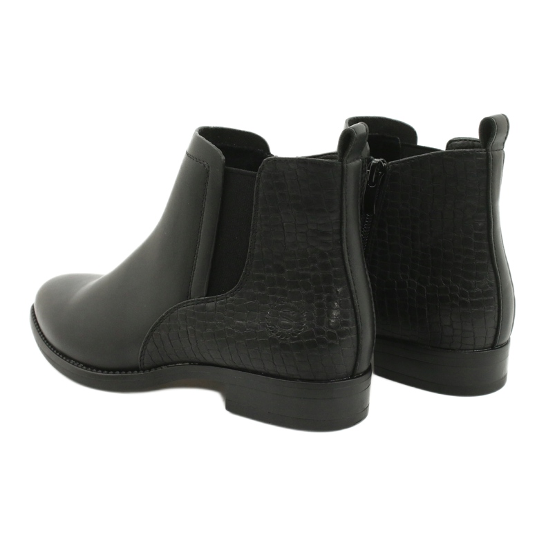Bottines Chelsea Bottines noires Sergio Leone BT558 3