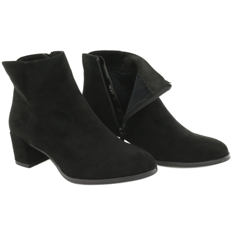 Bottes en daim noires Sergio Leone BT528 le noir 5