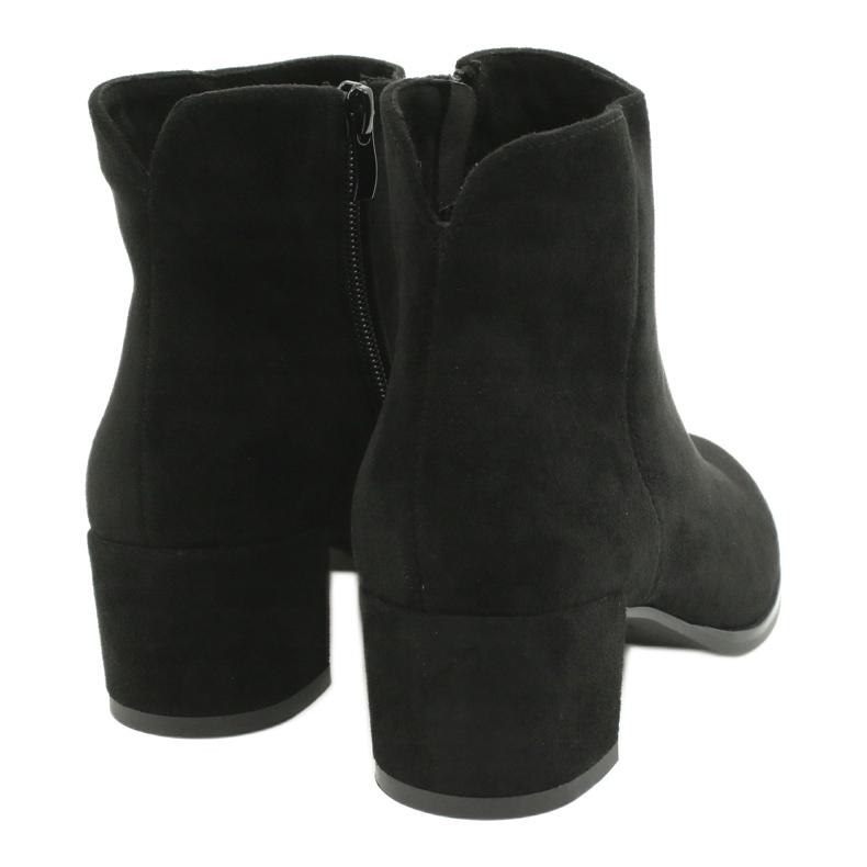 Bottes en daim noires Sergio Leone BT528 4