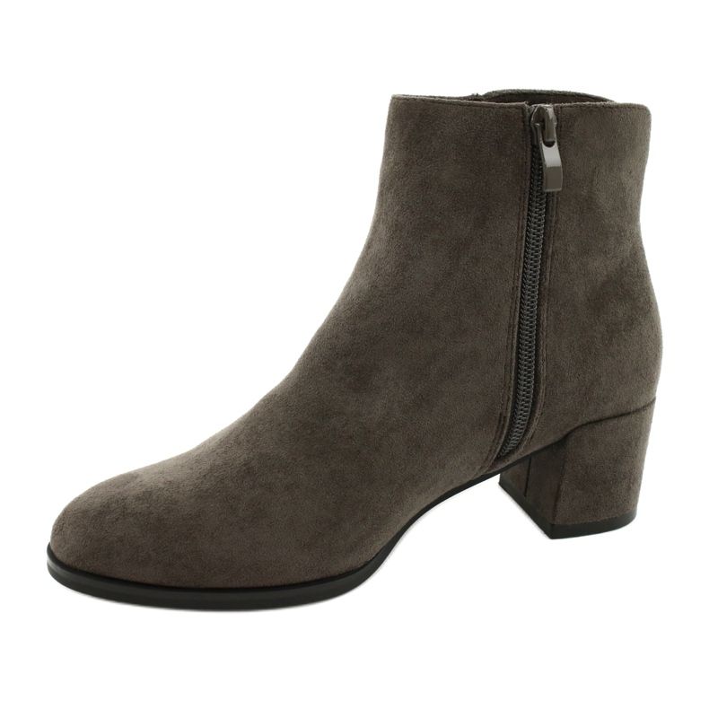 Bottines en daim Coffe Sergio Leone BT528 brun gris 1