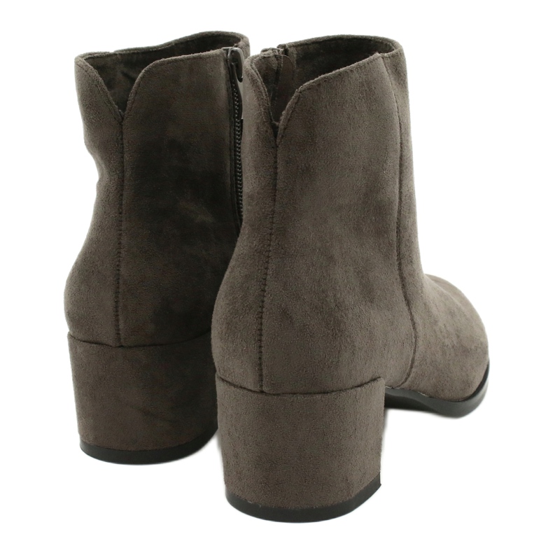 Bottines en daim Coffe Sergio Leone BT528 brun gris 3