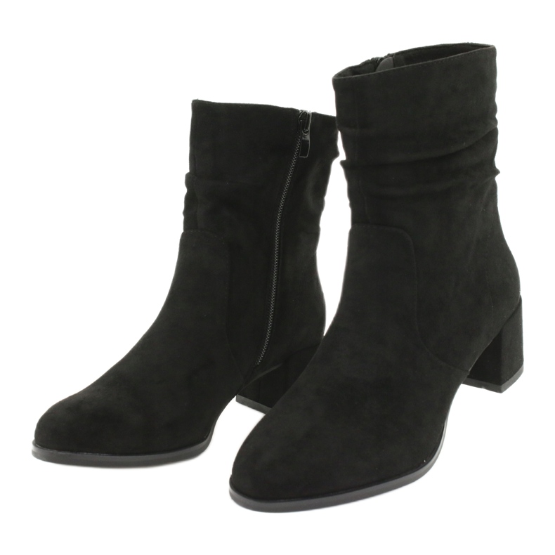 Bottes en daim noires Sergio Leone BT155 le noir 1