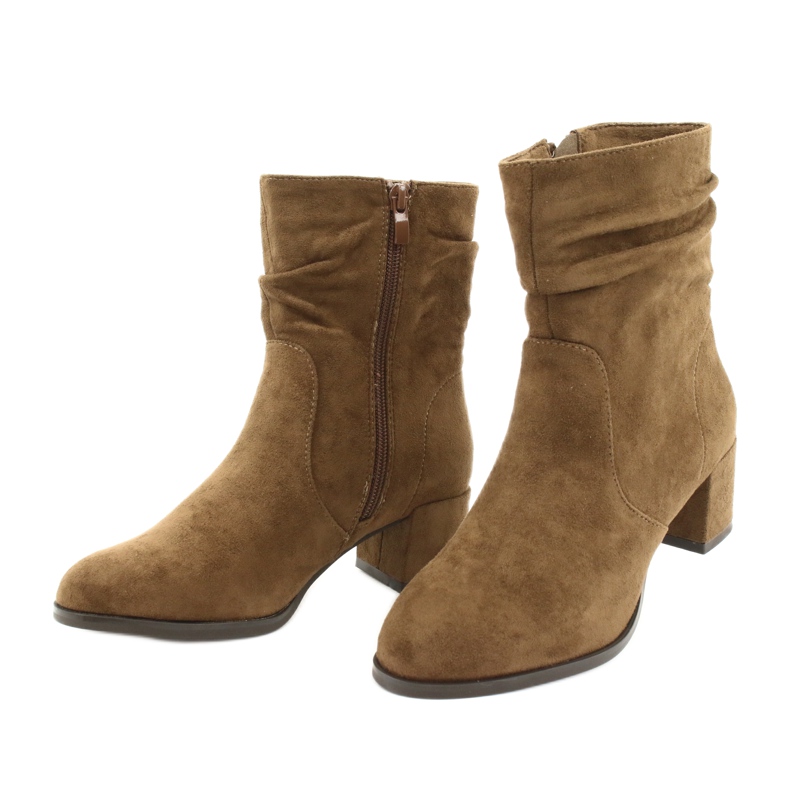 Bottines en daim Sergio Leone BT155 brun 3
