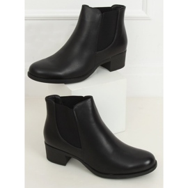Bottines Chelsea noires pour femmes 8B875 Noir 1