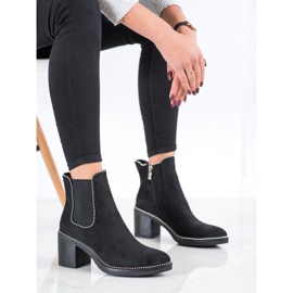 Bella Star Bottines Chelsea décorées noir 2