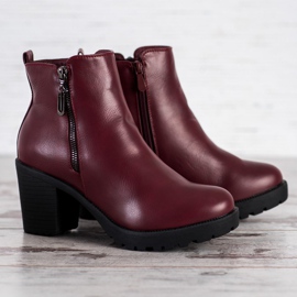 Small Swan Bottes chaudes pour femmes rouge 3